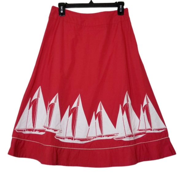 Liz Claiborne Dresses & Skirts - LIZ CLAIBORNE NAUTICALSAILBOAT SKIRT